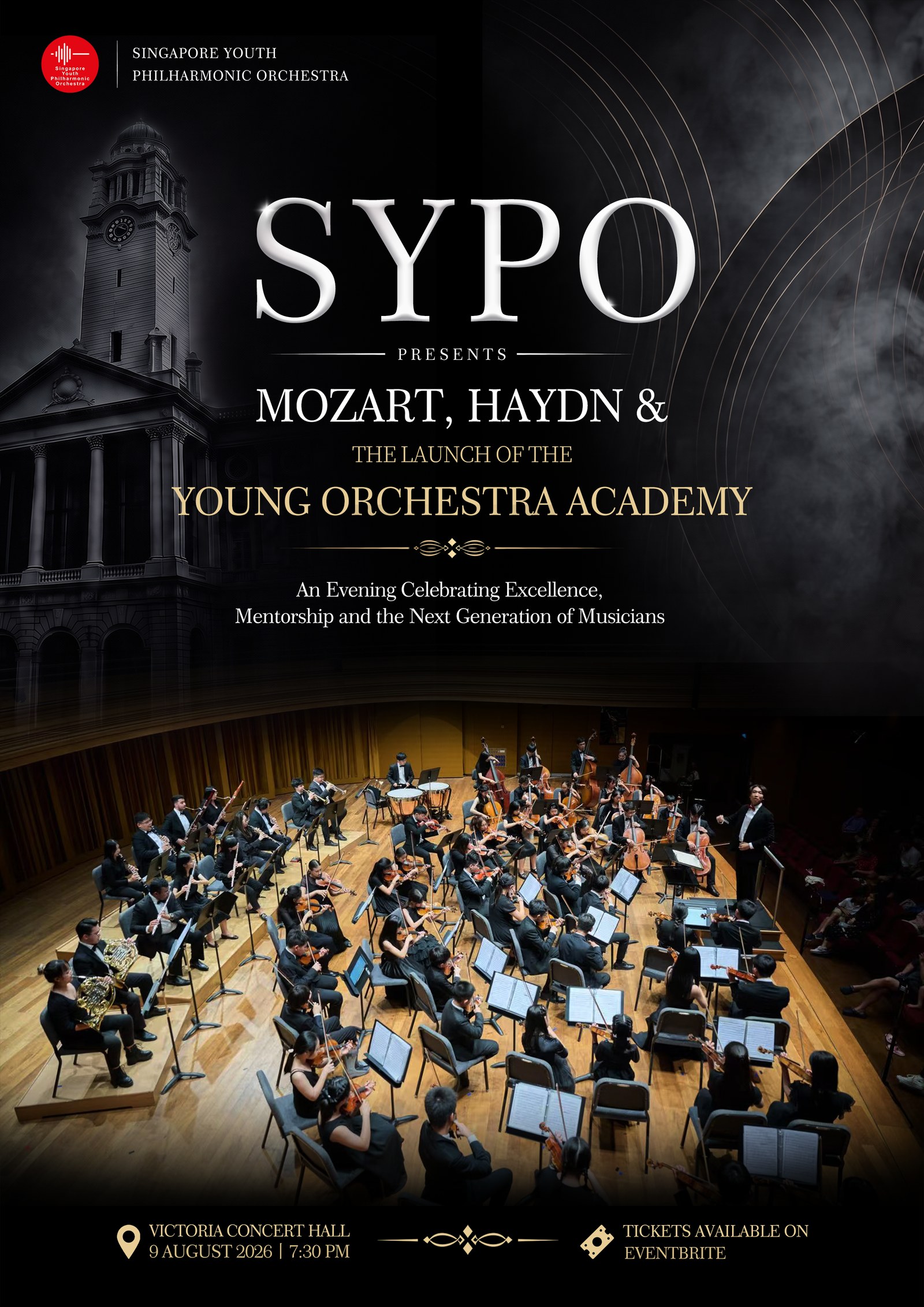 Mozart, Haydn & The Launch of the Young Orchestra Academy at Victoria Concert Hall on 9 August 2026