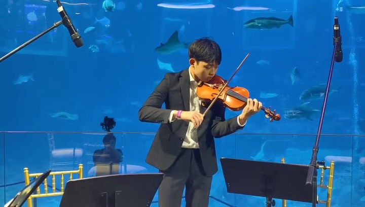 What a rare opportunity for our young musicians to dive into the deep ocean of music while presentin